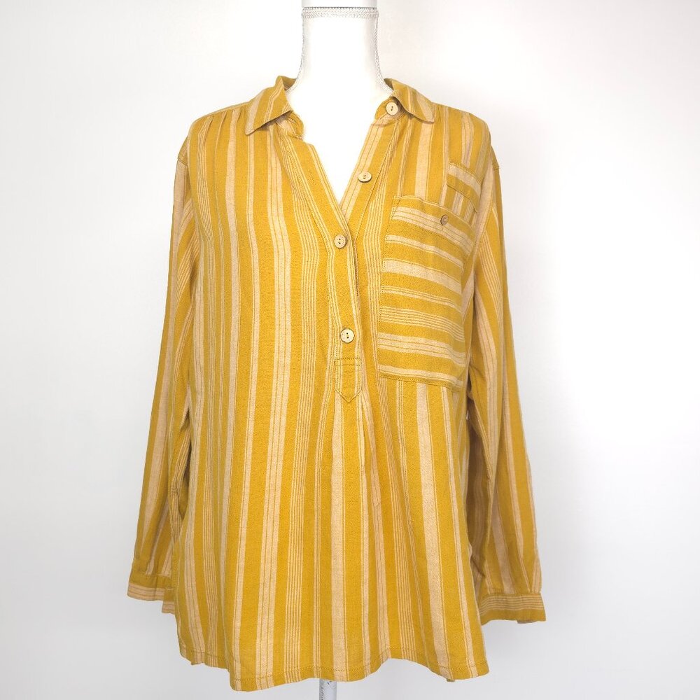 We The Free Summer Breeze Striped Tunic Shirt Small - Picture 2 of 12